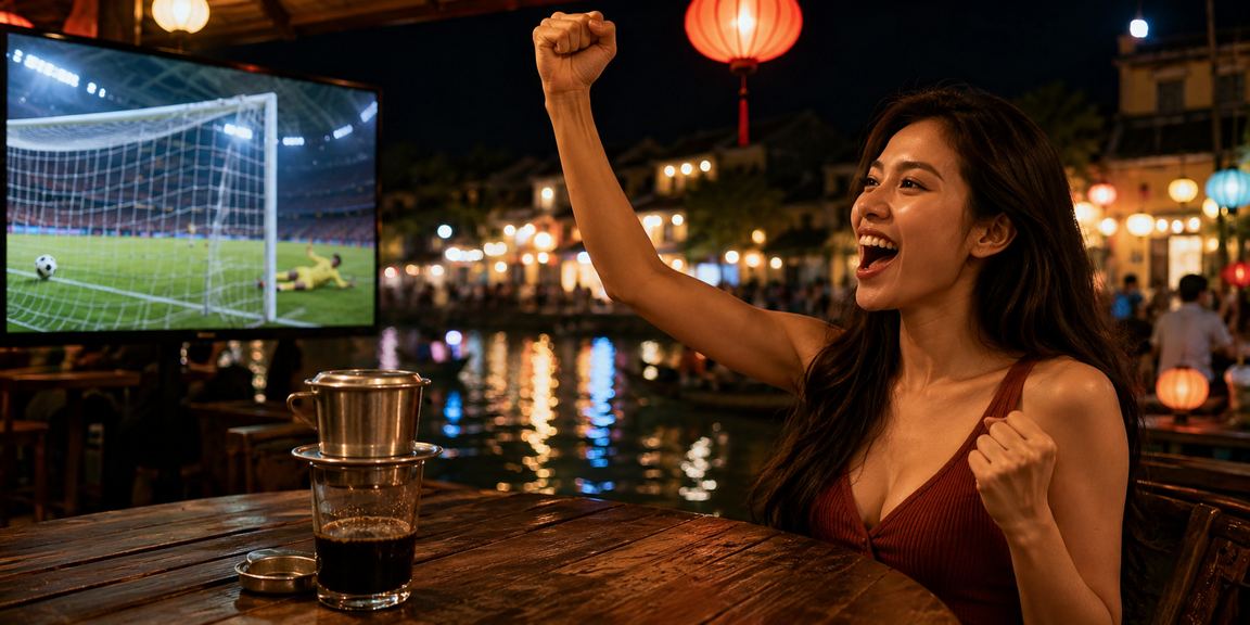 Người hâm mộ cá cược bóng đá tại Hội An